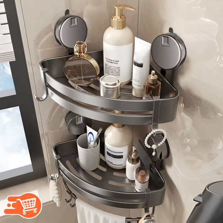 Estante con ventosa para ducha | 2 UNIDADES