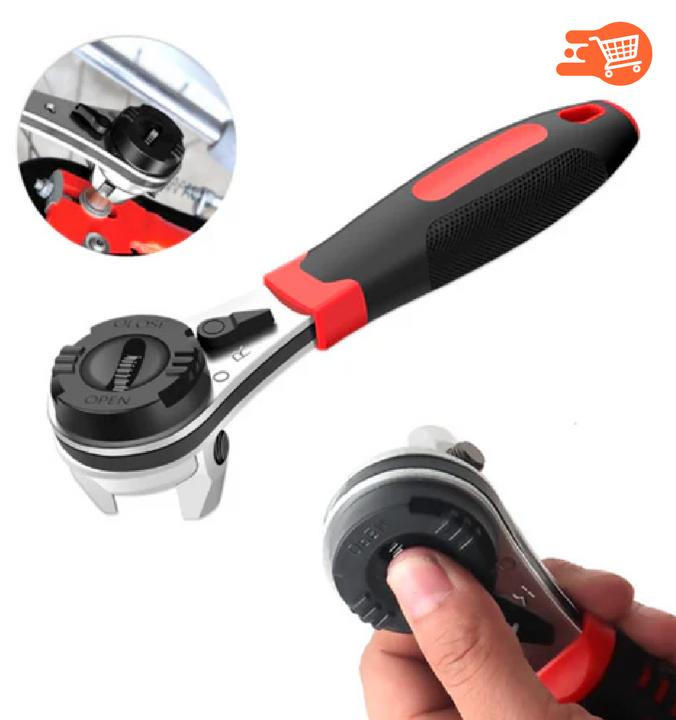 Llave de trinquete ajustable multifuncional