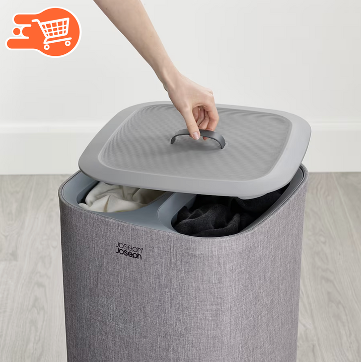 Cesto de ropa con separador Total