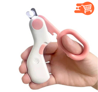 Cortauñas electronico LED para mascotas