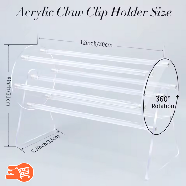 Estante De Almacenamiento Para Pinzas Para El Cabello