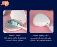 Esterilizador portátil de cepillos de dientes con luz ultravioleta