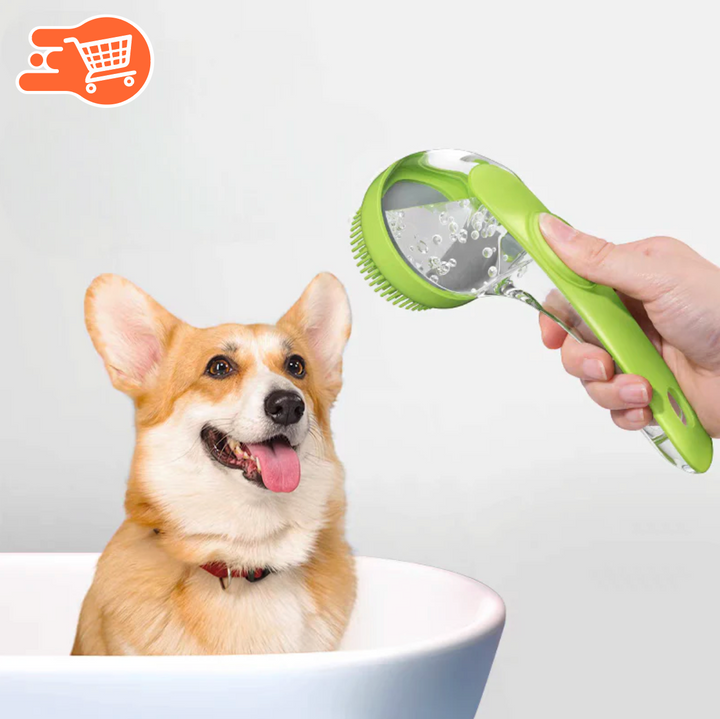 Cepillo de baño (ducha) para mascotas