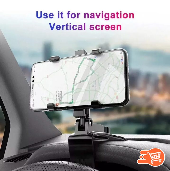 Soporte multifuncional para teléfono celular en el tablero del automóvil