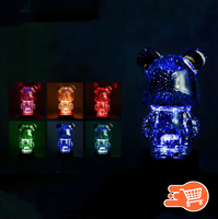 Oso de fuegos artificiales 3D