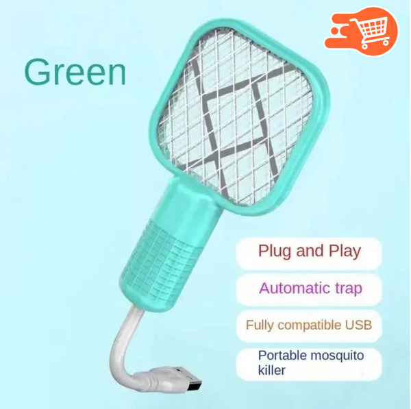 Mini raqueta mata zancudos con luz uv