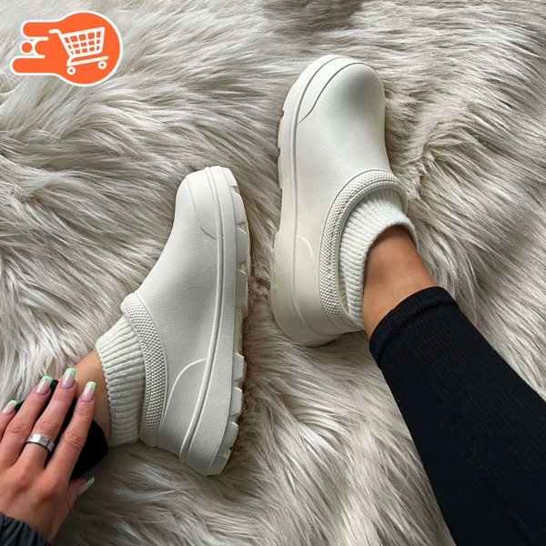 Zapatos zuecos tipo calcetín anti agua