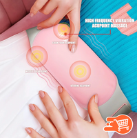 Masajeador de cinturón con compresas calientes