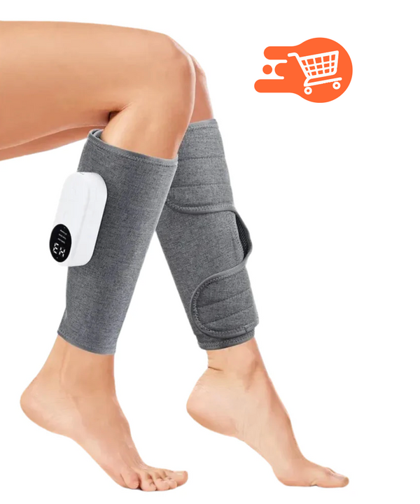 Masajeador eléctrico de piernas, pantorrillas y muslos con compresión de aire caliente