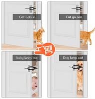 Pestillo de soporte para puerta de gato