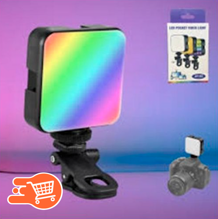 Luz LED Multicolor  recargable | Con Clip Portátil Para Celular