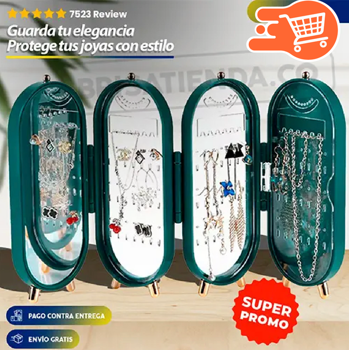 Joyero organizador plegable