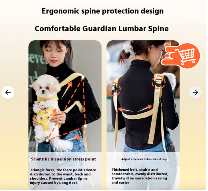 Mochila para cargar perros