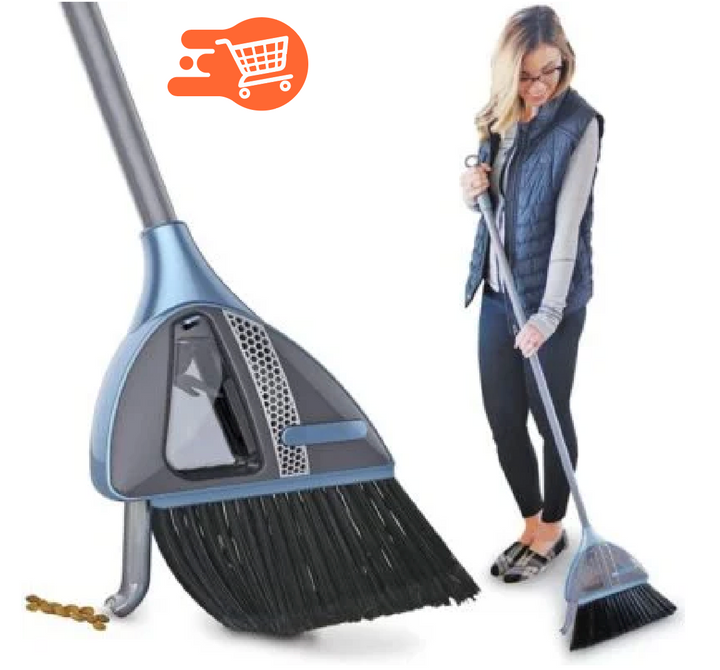 Escoba Aspiradora 2 en 1 | Barre y Aspira