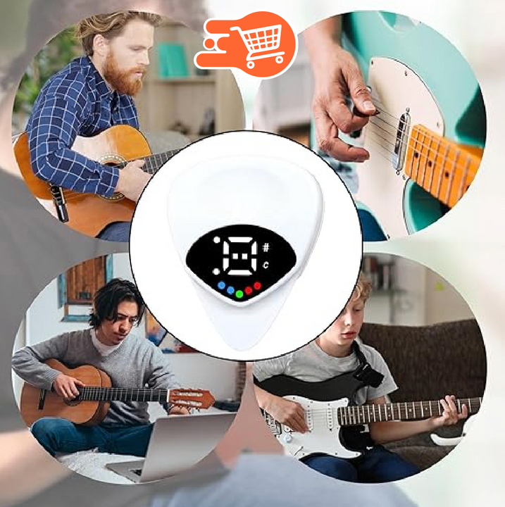 Púa de guitarra – Afinador de guitarra eléctrica