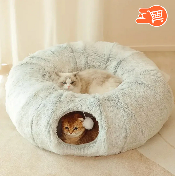 Cama túnel para mascotas