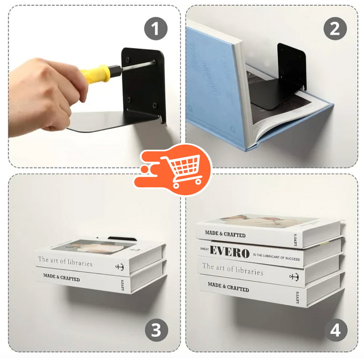 Soporte de libros -  5 Unidades