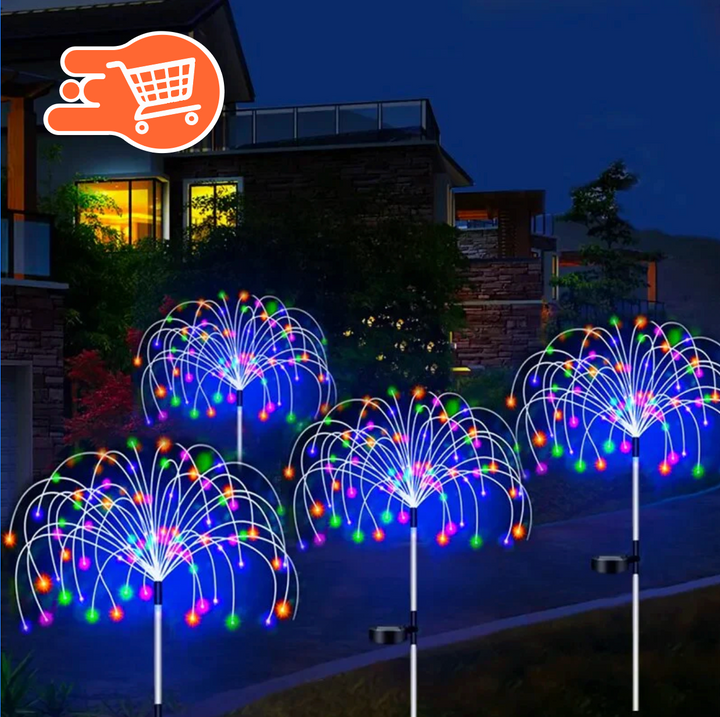 Lampara solar de luces / 2 unidades