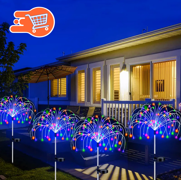 Lampara solar de luces / 2 unidades