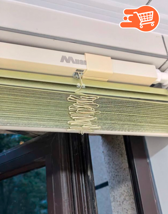 Cortina sin taladro ni tornillos