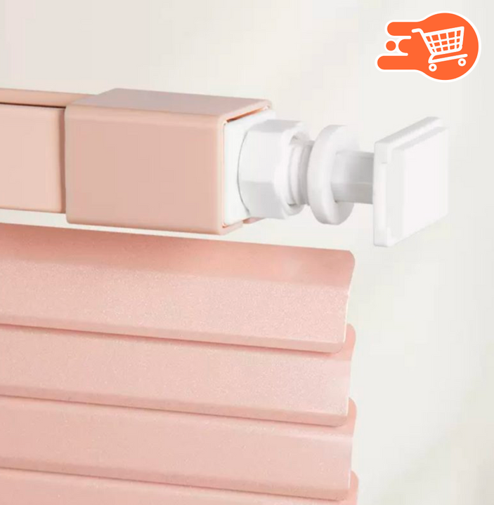 Cortina sin taladro ni tornillos