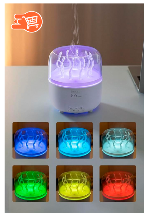 Jelly Fish Difusor de aceites esenciales de medusa