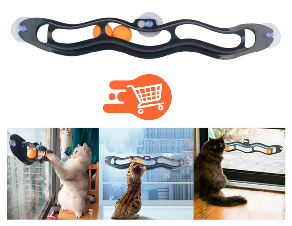 Túnel para Gatos con Bolas