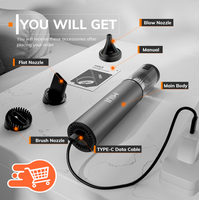 Mini aspiradora inalámbrica portátil para coche