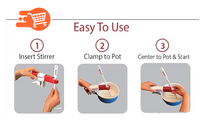 Smart Pot agitador Gen 2 (recargable) Rojo colonial