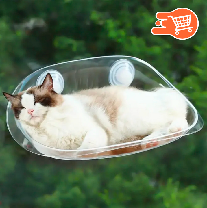 Cama suspendida moderna para felinos