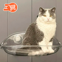 Cama suspendida moderna para felinos