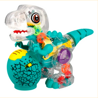 Dinosaurio Transparente Musical con Luces y Movimiento