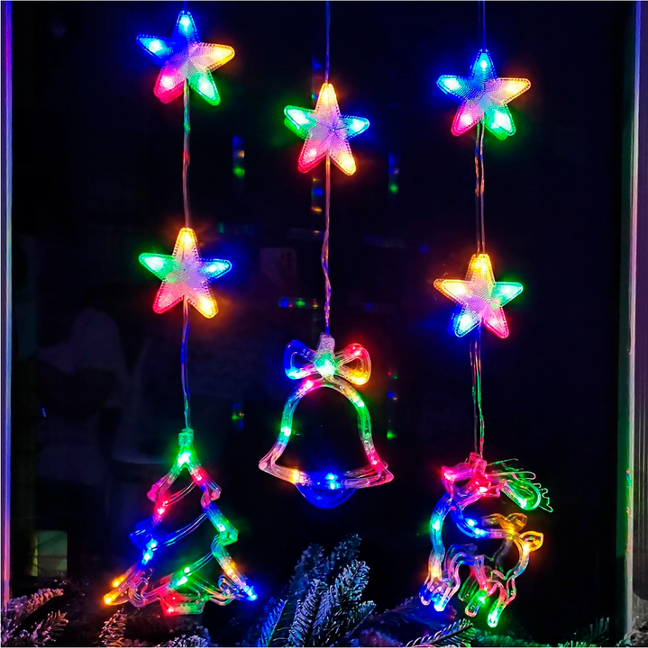 Luces de ventana de Navidad