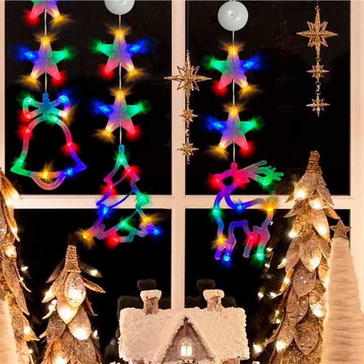 Luces de ventana de Navidad