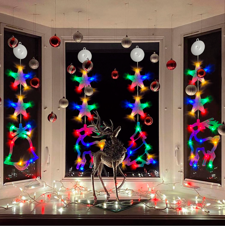 Luces de ventana de Navidad