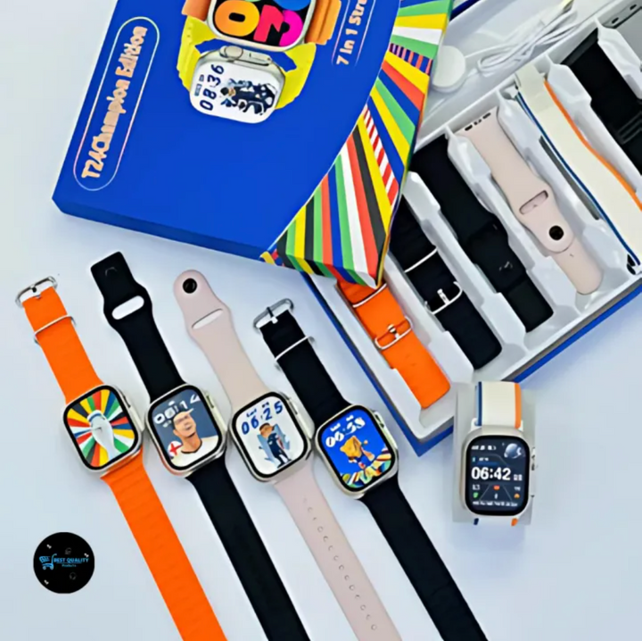 Reloj inteligente Bluetooth T24 Champion Edition HI Watch Pro 7 en 1