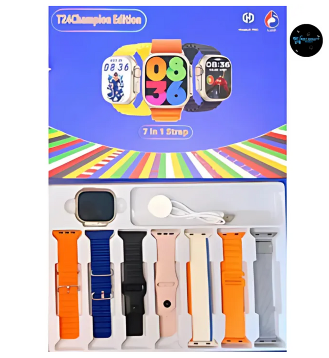 Reloj inteligente Bluetooth T24 Champion Edition HI Watch Pro 7 en 1