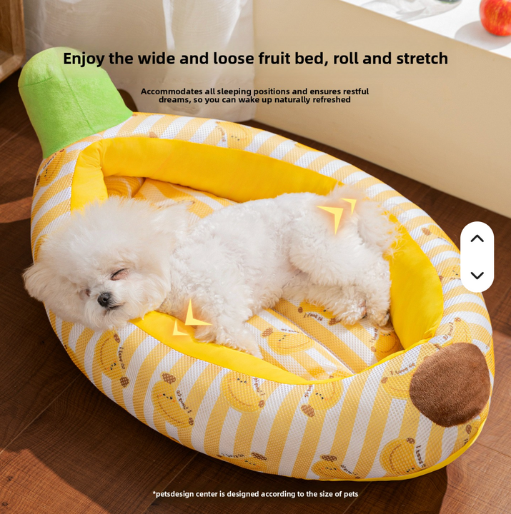 Cama para Perro o Gato en Forma de Plátano