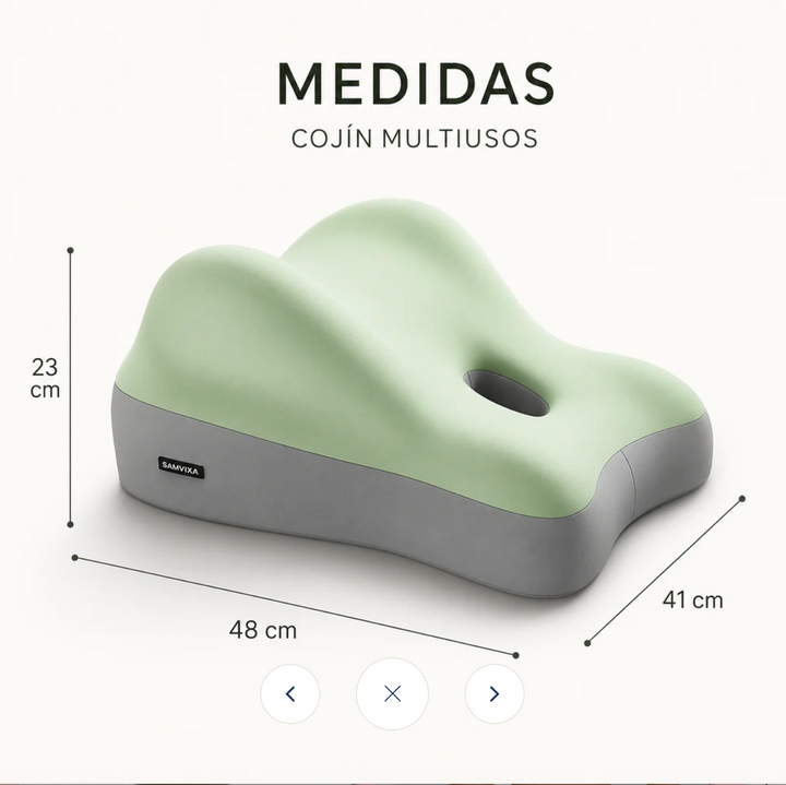 Almohada ergonómica de espuma viscoelástica