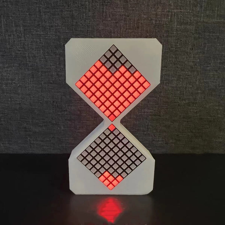 Reloj de arena electrónico impreso en 3D