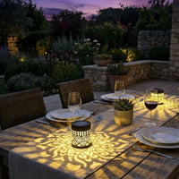 Luces solares decorativas con forma de mandala