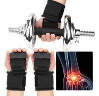 Straps Ganchos de acero para levantamiento de pesas - Muñequeras Gym