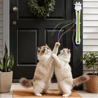 Juguete para gatos con cuerda voladora de movimiento automático