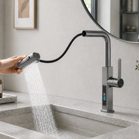 Grifo de cocina con cascada extraíble