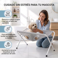 Soporte para baño de perros