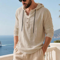 Camisa de lujo con capucha