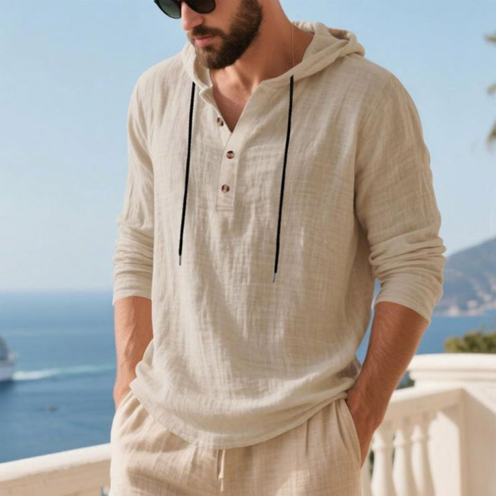 Camisa de lujo con capucha