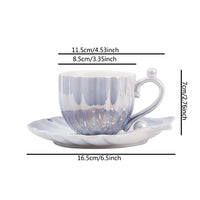 Juego de tazas concha | 3 unidades