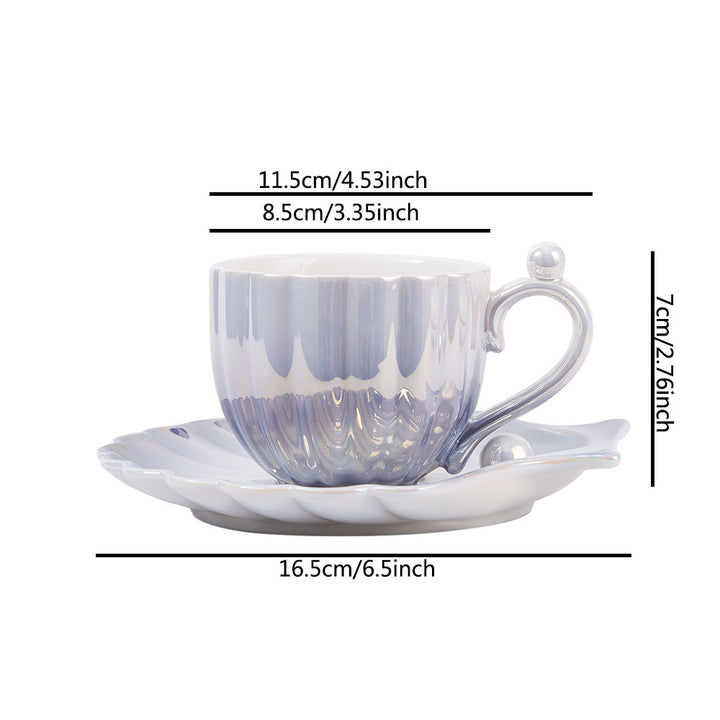 Juego de tazas concha | 3 unidades