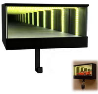 Soporte de Pared 3D para Llaves de Coche con Espejo Infinito